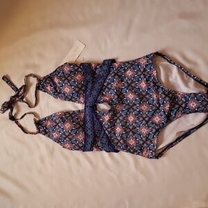 Jantzen Coastal Zone one piece bathing suit, NWT, size small